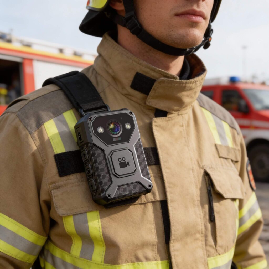 Feuerwehr mit Bodycam im Einsatz